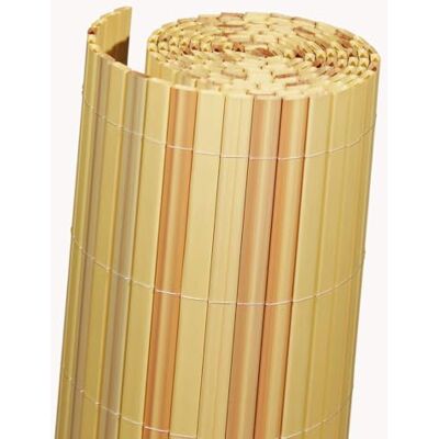 Videx Balkon-Sichtschutz PVC Rügen Bambus 90 x 300 cm 100% Blickdicht ohne Abstand zwischen Röhrchen Premium-Qualität Made in Germay stabile wetterfeste Sichtschutzmatte Videx Balkon-Sichtschutz PVC Rügen Bambus 90 x 300 cm 100% Blickdicht ohne Abstand zwischen Röhrchen Premium-Qualität Made in Germay stabile wetterfeste Sichtschutzmatte