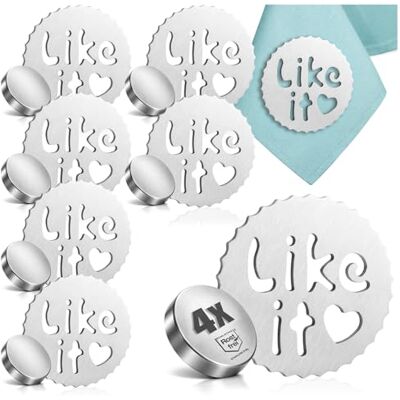 com-four ® 8X Tischdeckenbeschwerer, Tischtuchgewichte aus Edelstahl schwere magnetische Tischtuchklammer com-four ® 8X Tischdeckenbeschwerer, Tischtuchgewichte aus Edelstahl schwere magnetische Tischtuchklammer