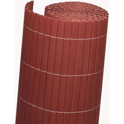 Videx Balkon-Sichtschutz PVC Rügen Kirsch 90 x 300 cm 100% Blickdicht ohne Abstand zwischen Röhrchen Premium-Qualität Made in Germay stabile wetterfeste Sichtschutzmatte Videx Balkon-Sichtschutz PVC Rügen Kirsch 90 x 300 cm 100% Blickdicht ohne Abstand zwischen Röhrchen Premium-Qualität Made in Germay stabile wetterfeste Sichtschutzmatte