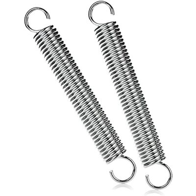 com-four ® 2X Spannfeder mit Doppelhaken, Sprungfeder für Zelt, Markise Wohnwagen Befestigungs-Zubehör für Trampolin Zugfeder Sonnensegel Stahlfeder com-four ® 2X Spannfeder mit Doppelhaken, Sprungfeder für Zelt, Markise Wohnwagen Befestigungs-Zubehör für Trampolin Zugfeder Sonnensegel Stahlfeder