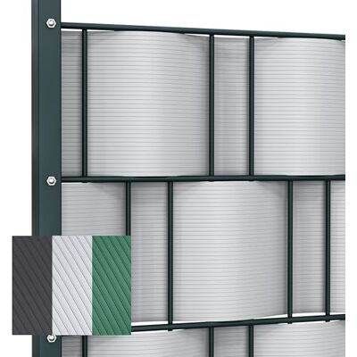 paramondo PVC Sichtschutzstreifen Hart, Kürzbar für gängige Zäune, UV-stabil, Wetterfest und Blickdicht,10er Set,19 cm x 252,5 cm, Grau paramondo PVC Sichtschutzstreifen Hart, Kürzbar für gängige Zäune, UV-stabil, Wetterfest und Blickdicht,10er Set,19 cm x 252,5 cm, Grau