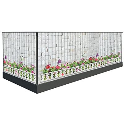 Generic Sichtschutz für den Balkon 100cm hoch oder andere Windschutz balkonsichtschutz Balkonumrandung sichtschutz Sichtschutznmatte Terrassenüberdachung (200 x 50 cm, Muster 23) Generic Sichtschutz für den Balkon 100cm hoch oder andere Windschutz balkonsichtschutz Balkonumrandung sichtschutz Sichtschutznmatte Terrassenüberdachung (200 x 50 cm, Muster 23)