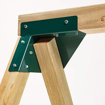 Gartenwelt Riegelsberger Premium Schaukelverbinder Universal für Kantholz 70-125 mm aus Stahl grün pulverbeschichtet Gartenwelt Riegelsberger Premium Schaukelverbinder Universal für Kantholz 70-125 mm aus Stahl grün pulverbeschichtet