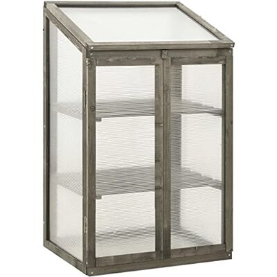 vidaXL Tannenholz Gewächshaus Anzuchthaus Frühbeet Schrank Balkon Garten Frühbeetschrank Aufzuchtschrank Pflanzenhaus Treibhaus 60x45x100cm vidaXL Tannenholz Gewächshaus Anzuchthaus Frühbeet Schrank Balkon Garten Frühbeetschrank Aufzuchtschrank Pflanzenhaus Treibhaus 60x45x100cm
