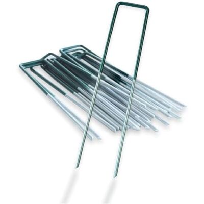 casa pura 300 Erdanker Bodenanker Heringe für Kunstrasen, Unkrautvlies, Zaun, Zelt, Camping & Garten aus Eisendraht 15 x 3cm Stabil und korosionsbeständig casa pura 300 Erdanker Bodenanker Heringe für Kunstrasen, Unkrautvlies, Zaun, Zelt, Camping & Garten aus Eisendraht 15 x 3cm Stabil und korosionsbeständig