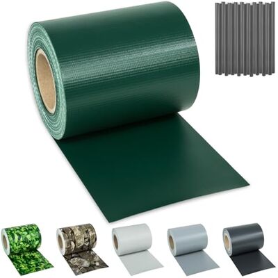 tectake ® Sichtschutzfolie, Sichtschutzstreifen mit Befestigungsclips, Windschutz, Sonnenschutz, Sichtschutzmatte für Balkon, Garten, Terrasse, für Stabmattenzaun und Zaunelemente 35 m, grün tectake ® Sichtschutzfolie, Sichtschutzstreifen mit Befestigungsclips, Windschutz, Sonnenschutz, Sichtschutzmatte für Balkon, Garten, Terrasse, für Stabmattenzaun und Zaunelemente 35 m, grün