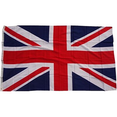 trends4cents Flagge Großbritannien 250x150 cm Stoffgewicht 100 g/m² mit 3 Ösen, für Mast Fahne Großbritannien im Format 250x150 cm – Stoffgewicht 100 g/m² – mit 3 Ösen zum Befestigen – zum Hissen am Fahnenmast trends4cents Flagge Großbritannien 250x150 cm Stoffgewicht 100 g/m² mit 3 Ösen, für Mast Fahne Großbritannien im Format 250x150 cm – Stoffgewicht 100 g/m² – mit 3 Ösen zum Befestigen – zum Hissen am Fahnenmast