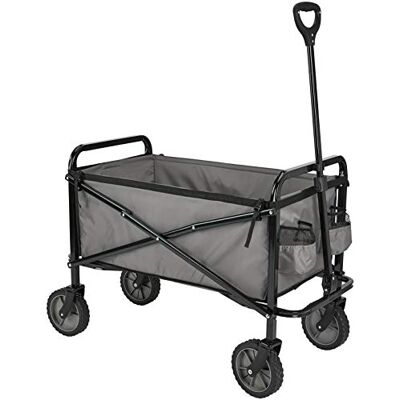Amazon Zusammenklappbarer Bollerwagen für den Garten, faltbar, mit Abdeckung, für den Außenbereich, 70.1 x 103.89 x 50.8 cm, Grau Amazon Zusammenklappbarer Bollerwagen für den Garten, faltbar, mit Abdeckung, für den Außenbereich, 70.1 x 103.89 x 50.8 cm, Grau
