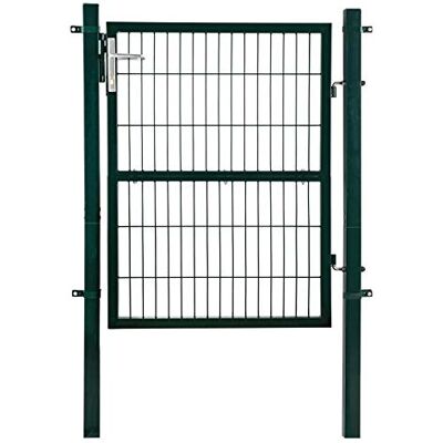 ESTEXO Gartentür Gartentor Zauntür Hoftür Gartenpforte Hoftor Gartenzaun Tor inkl. Pfosten, Schloss, Türklinke und Schlüssel (RAL 6005 Grün / 1,60 m) ESTEXO Gartentür Gartentor Zauntür Hoftür Gartenpforte Hoftor Gartenzaun Tor inkl. Pfosten, Schloss, Türklinke und Schlüssel (RAL 6005 Grün / 1,60 m)