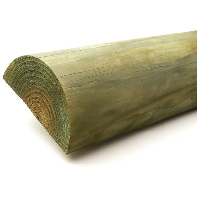 Gartenwelt Riegelsberger Zaunriegel Ø 9 cm Kiefer imprägniert Querriegel halbrund für Zaunlatten Länge 170 cm Gartenwelt Riegelsberger Zaunriegel Ø 9 cm Kiefer imprägniert Querriegel halbrund für Zaunlatten Länge 170 cm