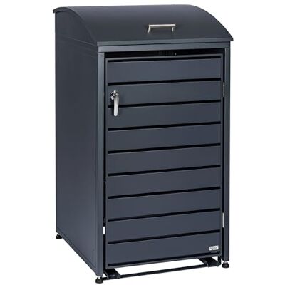 Zelsius Mülltonnenbox 1er Mülltonne mit abgerundetem Deckel 120-240 Liter Anthrazit RAL7016 inkl. Erweiterungsmöglichkeiten Mülltonnenhäusschen, Mülleimerboxen, 1 Tonne, Aufbewahrungsbox Zelsius Mülltonnenbox 1er Mülltonne mit abgerundetem Deckel 120-240 Liter Anthrazit RAL7016 inkl. Erweiterungsmöglichkeiten Mülltonnenhäusschen, Mülleimerboxen, 1 Tonne, Aufbewahrungsbox