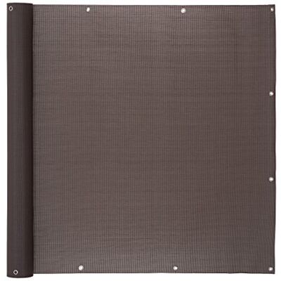Ventanara ® Balkonverkleidung Sichtschutz PVC Balkonumspannung Zaun Verkleidung Blende Windschutz Folie 500 x 90 cm Taupe Ventanara ® Balkonverkleidung Sichtschutz PVC Balkonumspannung Zaun Verkleidung Blende Windschutz Folie 500 x 90 cm Taupe