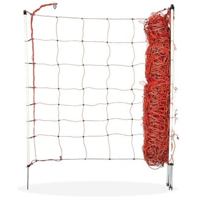 horizont easyLine Schafzaun 50m – 90cm hoch, Weidezaun Schafe, Elektrozaun mit 14 Kunststoffpfählen & Einzelspitze, mobiler Steckzaun mit Strom, Weidezaun zum Stecken, für Schafe & Ziegen horizont easyLine Schafzaun 50m – 90cm hoch, Weidezaun Schafe, Elektrozaun mit 14 Kunststoffpfählen & Einzelspitze, mobiler Steckzaun mit Strom, Weidezaun zum Stecken, für Schafe & Ziegen
