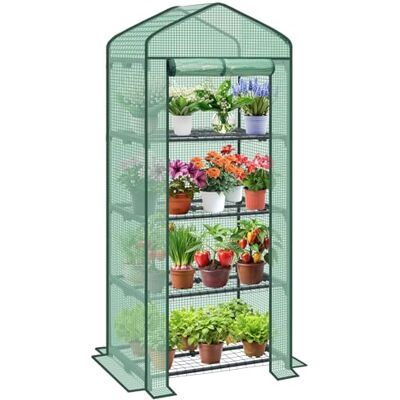 Sekey Mini Tomatengewächshaus mit 4 Etagen, 160x70x50cm, Grün Folie Gewächshaus Klein Tomatenhaus Balkon Garten, Foliengewächshaus Stabil Sekey Mini Tomatengewächshaus mit 4 Etagen, 160x70x50cm, Grün Folie Gewächshaus Klein Tomatenhaus Balkon Garten, Foliengewächshaus Stabil