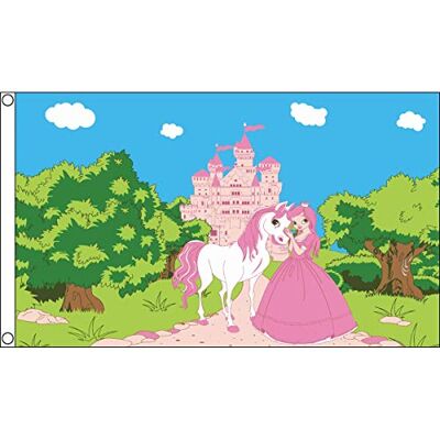 AZ FLAG Flagge Prinzessin-Pony-Schloss 150x90 cm Princess Pony Castle Fahne 100% Polyester mit Messing-Ösen 110g AZ FLAG Flagge Prinzessin-Pony-Schloss 150x90 cm Princess Pony Castle Fahne 100% Polyester mit Messing-Ösen 110g