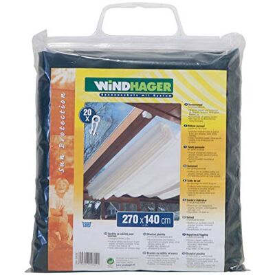Windhager Sonnensegel 270x140cm Uni-grün Windhager Sonnensegel 270x140cm Uni-grün