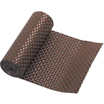 Videx -Polyrattan-Sichtschutzstreifen für Doppelstabmatten, 19 x 250 cm, Mocca/anthrazit Videx -Polyrattan-Sichtschutzstreifen für Doppelstabmatten, 19 x 250 cm, Mocca/anthrazit