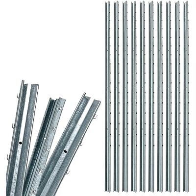 ESTEXO Z-Profil Weidezaun Pfosten Wildzaun Pfahl Forstzaun Maschendrahtzaun (10x 1,95 m) ESTEXO Z-Profil Weidezaun Pfosten Wildzaun Pfahl Forstzaun Maschendrahtzaun (10x 1,95 m)