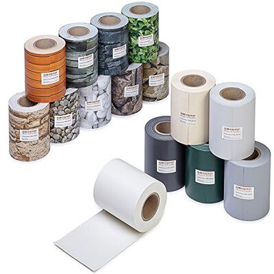 ESTEXO Profi Qualität PVC Sichtschutz-Streifen, Zaunblende, Folie, Doppelstabmatten, Zaun, Zaunfolie (70 Meter = 2 x 35 Meter, Stein-Optik) ESTEXO Profi Qualität PVC Sichtschutz-Streifen, Zaunblende, Folie, Doppelstabmatten, Zaun, Zaunfolie (70 Meter = 2 x 35 Meter, Stein-Optik)