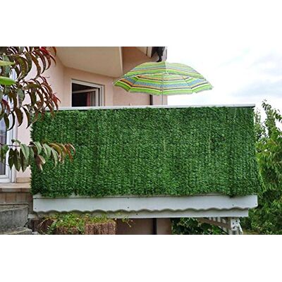 Mendler Balkonsichtschutz N77AM 500x100cm Tanne hell Sichtschutz, Windschutz, Verkleidung für Balkon Terrasse Zaun Mendler Balkonsichtschutz N77AM 500x100cm Tanne hell Sichtschutz, Windschutz, Verkleidung für Balkon Terrasse Zaun