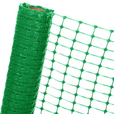 HaGa ® Absperrzaun 1,2m x 25m Bauzaun Zaun mit 120g/m² Baustellenzaun Kunststoffzaun Gartenzaun in grün HaGa ® Absperrzaun 1,2m x 25m Bauzaun Zaun mit 120g/m² Baustellenzaun Kunststoffzaun Gartenzaun in grün