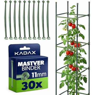 KADAX 30er Set Pflanzstab Verbinder Ø 11 mm, Verbindungselemente für Rankhilfen, Rankturm und Tomatenstützen im Gewächshaus, Steckverbinder für Rankstäbe KADAX 30er Set Pflanzstab Verbinder Ø 11 mm, Verbindungselemente für Rankhilfen, Rankturm und Tomatenstützen im Gewächshaus, Steckverbinder für Rankstäbe