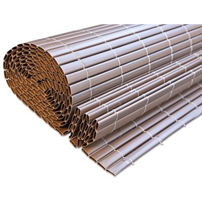 WINDHAGER Sichtschutzzaunmatte - UV-beständiges PVC, 3m Braun WINDHAGER Sichtschutzzaunmatte - UV-beständiges PVC, 3m Braun