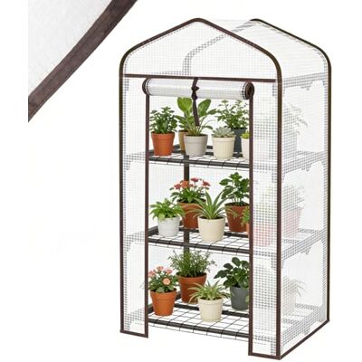 Sekey Mini Tomatengewächshaus 3 Etagen, Gewächshaus klein Balkon Foliengewächshaus winterfest für Indoor & Outdoor Tomatenhaus mit herausnehmbaren Ebenen für flexible Pflanzhöhe Sekey Mini Tomatengewächshaus 3 Etagen, Gewächshaus klein Balkon Foliengewächshaus winterfest für Indoor & Outdoor Tomatenhaus mit herausnehmbaren Ebenen für flexible Pflanzhöhe