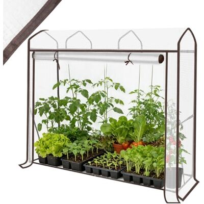 Sekey Dachdesign Gewächshaus Tomatengewächshaus 180x150x50cm Gewächshaus Folie Tomatenhaus Balkon Garten, Tomaten Foliengewächshaus Stabil Winterfest Sekey Dachdesign Gewächshaus Tomatengewächshaus 180x150x50cm Gewächshaus Folie Tomatenhaus Balkon Garten, Tomaten Foliengewächshaus Stabil Winterfest