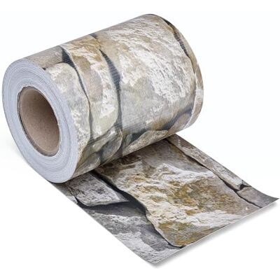 ESTEXO PVC Sichtschutz Streifen 35m Länge Zaunblende Folie Doppelstabmatten Zaun Zaunfolie Stein-Optik ESTEXO PVC Sichtschutz Streifen 35m Länge Zaunblende Folie Doppelstabmatten Zaun Zaunfolie Stein-Optik
