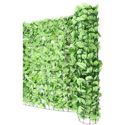 Mendler Balkonsichtschutz N77-300x100cm Blatt hell Sichtschutz, Windschutz, Verkleidung für Balkon Terrasse Zaun Mendler Balkonsichtschutz N77-300x100cm Blatt hell Sichtschutz, Windschutz, Verkleidung für Balkon Terrasse Zaun