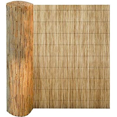 EXCOLO Schilfrohrmatte 90x600 cm – Natürlicher Sichtschutz & Windschutz aus hellem Schilfrohr, Balkon- & Gartenschutz, Zaunverkleidung, Schilfmatte wetterfest, Blickschutzmatte, Rankhilfe EXCOLO Schilfrohrmatte 90x600 cm – Natürlicher Sichtschutz & Windschutz aus hellem Schilfrohr, Balkon- & Gartenschutz, Zaunverkleidung, Schilfmatte wetterfest, Blickschutzmatte, Rankhilfe