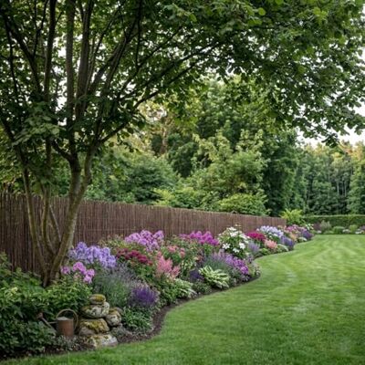 ESTEXO Weidenmatte Sichtschutzzaun Sichtschutz Weide Gartenzaun Natur Windschutz 1,0 x 5 m ESTEXO Weidenmatte Sichtschutzzaun Sichtschutz Weide Gartenzaun Natur Windschutz 1,0 x 5 m
