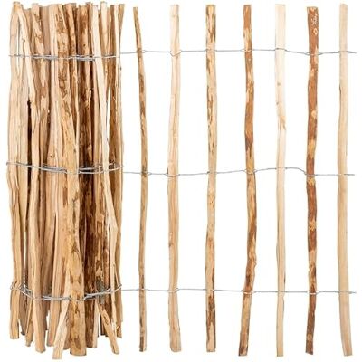 Voss 3m Extra Hoher Staketenzaun Haselnuss 150cm Höhe Lattenabstand 7-8cm Gartenzaun Voss 3m Extra Hoher Staketenzaun Haselnuss 150cm Höhe Lattenabstand 7-8cm Gartenzaun