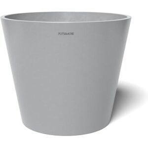 POTS&MORE Pflanztopf Umo 30 (ø 30 cm, elegantes Design, Farbe Hellgrau, Höhe 21,3 cm, Übertopf Kunststoff, für Zimmerpflanzen) VP033002 POTS&MORE Pflanztopf Umo 30 (ø 30 cm, elegantes Design, Farbe Hellgrau, Höhe 21,3 cm, Übertopf Kunststoff, für Zimmerpflanzen) VP033002