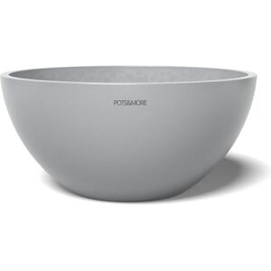 POTS&MORE Pflanztopf UMO bowl 30 (ø 30 cm, rundes Design, Farbe Hellgrau, Höhe 13,9 cm, Übertopf Kunststoff, für Zimmerpflanzen) VP313102 POTS&MORE Pflanztopf UMO bowl 30 (ø 30 cm, rundes Design, Farbe Hellgrau, Höhe 13,9 cm, Übertopf Kunststoff, für Zimmerpflanzen) VP313102