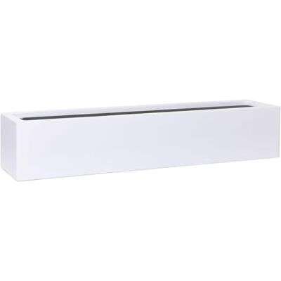 VIVANNO Blumenkasten Balkonkasten Pflanzkasten FLOBO Fiberglas Weiß 80 cm Rechteckiger, wetterfester Kräuterkasten für Fensterbank, Balkon und Garten, 20 Liter Volumen, robustes Material VIVANNO Blumenkasten Balkonkasten Pflanzkasten FLOBO Fiberglas Weiß 80 cm Rechteckiger, wetterfester Kräuterkasten für Fensterbank, Balkon und Garten, 20 Liter Volumen, robustes Material