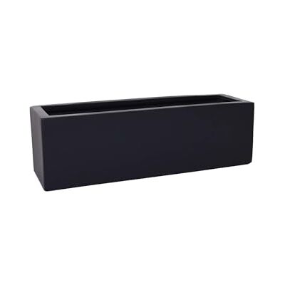 VIVANNO Blumenkasten Balkonkasten Pflanzkasten FLOBO Fiberglas Anthrazit Frostsicherer 60 cm Pflanztrog für Balkon, Terrasse und Garten, 15 Liter Volumen, ideal als Kräuterkasten oder für Blumen VIVANNO Blumenkasten Balkonkasten Pflanzkasten FLOBO Fiberglas Anthrazit Frostsicherer 60 cm Pflanztrog für Balkon, Terrasse und Garten, 15 Liter Volumen, ideal als Kräuterkasten oder für Blumen