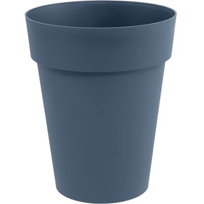 EDA Blumentopf, mittelhoch, Toskana, Ø 44 cm, Volumen 50 l, Ø 44 x H.53 cm, Jeansblau EDA Blumentopf, mittelhoch, Toskana, Ø 44 cm, Volumen 50 l, Ø 44 x H.53 cm, Jeansblau