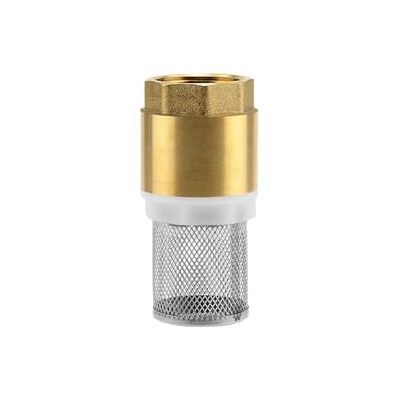 Gardena Messing-Fußventil: Rückschlagventil, 33,3 mm (G 1 Zoll)-Gewinde zum Anschluss an Pumpen, inklusive Saugkorb, Ventilkegel und Dichtung (7221-20) Gardena Messing-Fußventil: Rückschlagventil, 33,3 mm (G 1 Zoll)-Gewinde zum Anschluss an Pumpen, inklusive Saugkorb, Ventilkegel und Dichtung (7221-20)