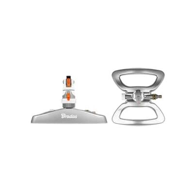 Bradas WL-Z13 White line 4 Funktionen Kreisregner bis 350 qm mit Standfuß, Metall, grau, 10 x 10 x 10 cm Bradas WL-Z13 White line 4 Funktionen Kreisregner bis 350 qm mit Standfuß, Metall, grau, 10 x 10 x 10 cm