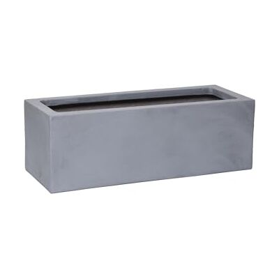 VIVANNO Blumenkasten FLOBO Balkonkasten Fiberglas Grau Beton-Optik 45cm Wetterfester Pflanzkasten fuer Fensterbank und Balkon, 15x45x17 cm, Rechteckiger Pflanztrog fuer Aussen und Innen VIVANNO Blumenkasten FLOBO Balkonkasten Fiberglas Grau Beton-Optik 45cm Wetterfester Pflanzkasten fuer Fensterbank und Balkon, 15x45x17 cm, Rechteckiger Pflanztrog fuer Aussen und Innen