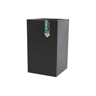 EDA Volcania'Up Blumentopf, quadratisch, hoch, 36 l, Steinoptik, einwandig, Wasserspeicherbereich, 29,5 x 29,5 x 49,5 cm, Anthrazitgrau EDA Volcania'Up Blumentopf, quadratisch, hoch, 36 l, Steinoptik, einwandig, Wasserspeicherbereich, 29,5 x 29,5 x 49,5 cm, Anthrazitgrau