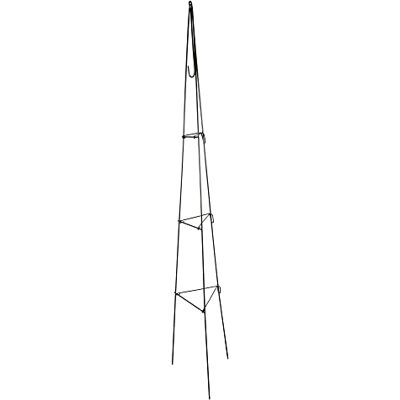Windhager Rankturm Pyramide faltbar, Ranksäule für Kletterpflanzen, Rankhilfe, Rankstütze, Rosenpyramide, 150 cm, grün, 07593 Windhager Rankturm Pyramide faltbar, Ranksäule für Kletterpflanzen, Rankhilfe, Rankstütze, Rosenpyramide, 150 cm, grün, 07593