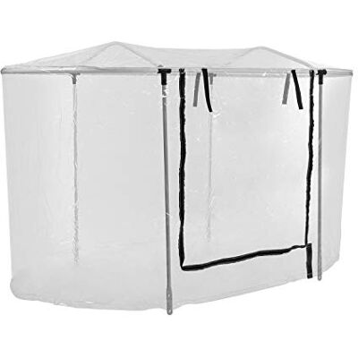 blumfeldt High Grow Top 160 Gewächshaus-Aufsatz , Foliendach , Hochbeet-Dach , 160 x 115 x 80 cm , Stahlrohr , witterungsbeständig , PVC , für High Grow Hochbeete , inkl. Schrauben , transparent blumfeldt High Grow Top 160 Gewächshaus-Aufsatz , Foliendach , Hochbeet-Dach , 160 x 115 x 80 cm , Stahlrohr , witterungsbeständig , PVC , für High Grow Hochbeete , inkl. Schrauben , transparent
