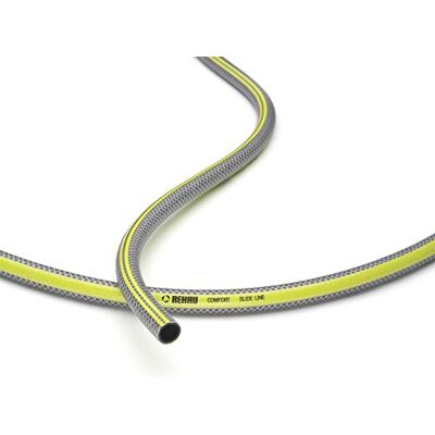 REHAU Comfort Slide Line 30 m Gartenschlauch grau / gelb 1/2 Zoll 1 Rolle REHAU Comfort Slide Line 30 m Gartenschlauch grau / gelb 1/2 Zoll 1 Rolle