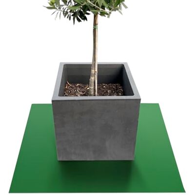 KARAT Untersetzer für Blumentopf, Blumenuntersetzer mit abgeschrägter Kante, Unterlage für Pflanztöpfe, Schutzmatte, Bodenschutzmatte, Blumentopfuntersetzer (Majesty) (Grün, Eckig 90 x 90 cm) KARAT Untersetzer für Blumentopf, Blumenuntersetzer mit abgeschrägter Kante, Unterlage für Pflanztöpfe, Schutzmatte, Bodenschutzmatte, Blumentopfuntersetzer (Majesty) (Grün, Eckig 90 x 90 cm)