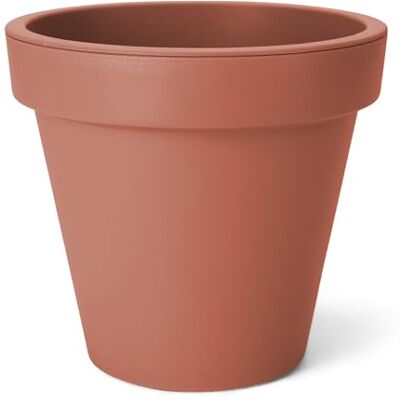 Spetebo Kunststoff Pflanzkübel XXS rund Ø 20 cm Terracotta Blumenkübel groß für Außen und Innen Garten Pflanztopf Blumentopf Pflanzgefäß Übertopf Spetebo Kunststoff Pflanzkübel XXS rund Ø 20 cm Terracotta Blumenkübel groß für Außen und Innen Garten Pflanztopf Blumentopf Pflanzgefäß Übertopf