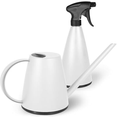 Mesto Lucky Snow Gießkanne 1L Set inkl. MINI Snow Handzerstäuber 0,79L Sprühflasche & Giesskanne für Zimmerpflanzen & Garten Bewässerung & Pflanzenpflege Verstellbare Düse Indoor & Outdoor Mesto Lucky Snow Gießkanne 1L Set inkl. MINI Snow Handzerstäuber 0,79L Sprühflasche & Giesskanne für Zimmerpflanzen & Garten Bewässerung & Pflanzenpflege Verstellbare Düse Indoor & Outdoor