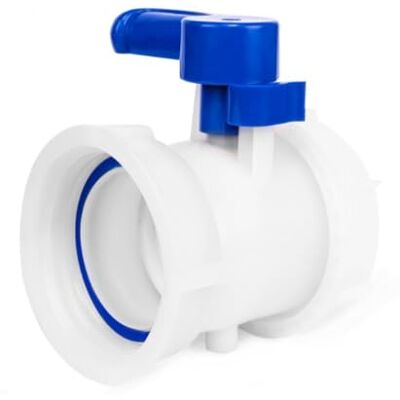 Bradas S100x8 IBC Klappenhahn-Adapter - Chemikaliebeständig Bradas S100x8 IBC Klappenhahn-Adapter - Chemikaliebeständig